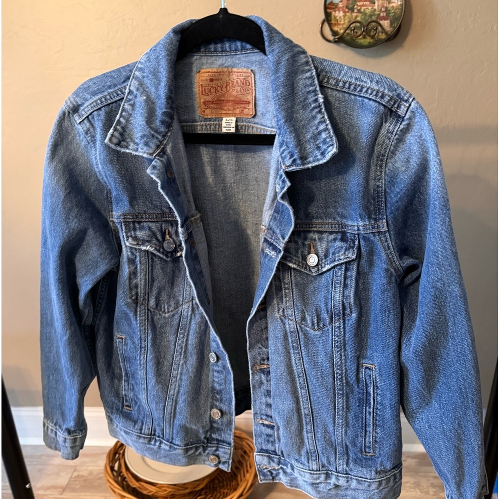 Lucky Brand Tomboy Trucker Denim Jacket